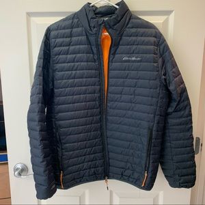 Eddie Bauer Small Navy Blue EB700 Puffer Jacket